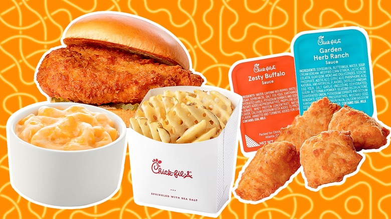 many Chick-fil-A items