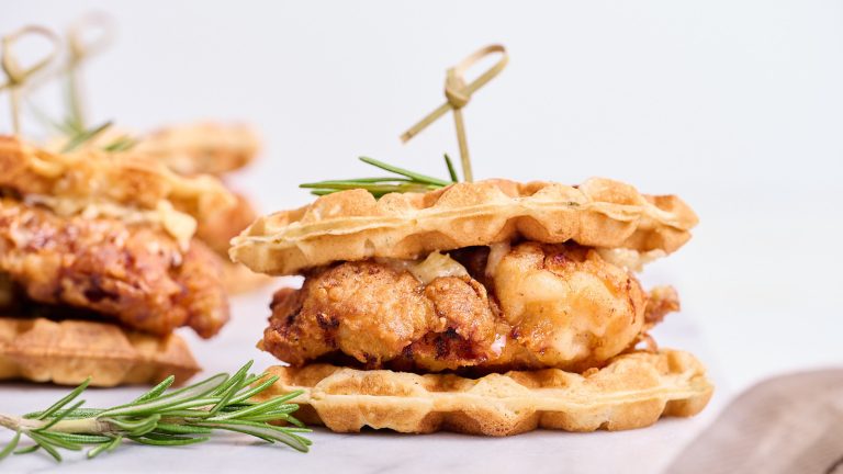 https://www.tastingtable.com/1592358/fried-chicken-and-waffle-sliders-recipe/